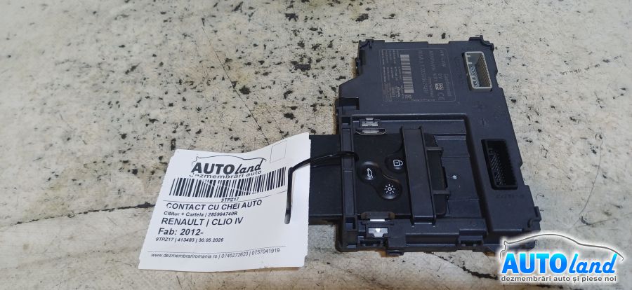 Contact cu Chei Auto RENAULT CLIO IV 2012-2026 Cod 285904740R