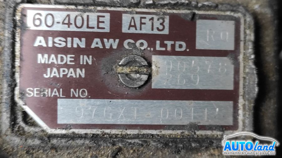 Cutie de viteza automata OPEL CORSA C (F08,F68) 2000-2025 Cod 6040LE