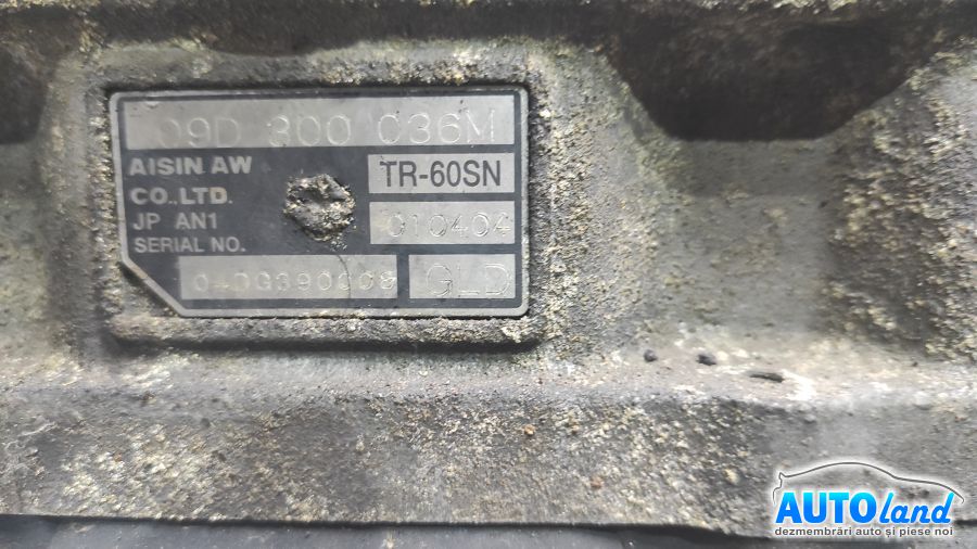 Cutie de viteza automata VOLKSWAGEN TOUAREG (7LA,7L6,7L7) 2002-2025 Cod GLD