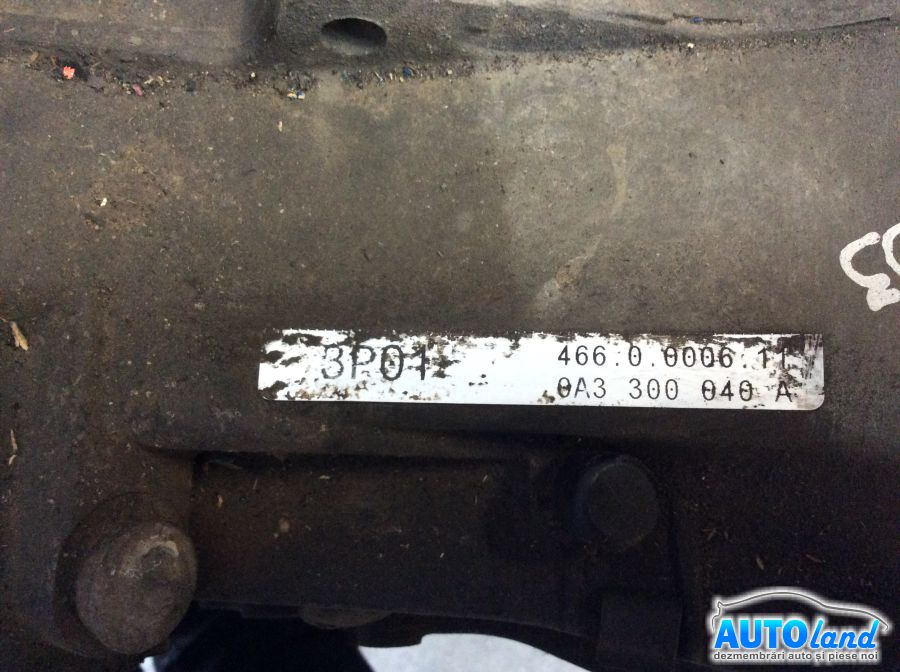 Cutie de viteza manuala AUDI A4 (8E2,B6) 2000-2004 Cod 0A3300040A