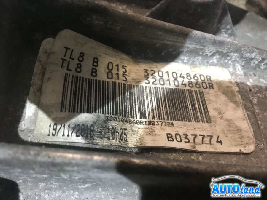 Cutie de Viteza Manuala DACIA DUSTER 2010-2025 Cod 320104860R