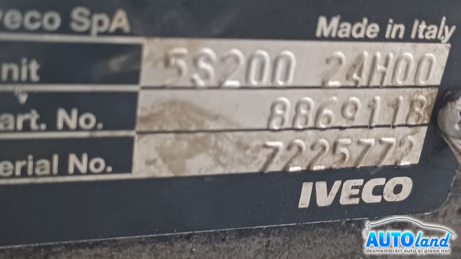 Cutie de Viteza Manuala IVECO Daily II 1999-2006 Cod 8869118