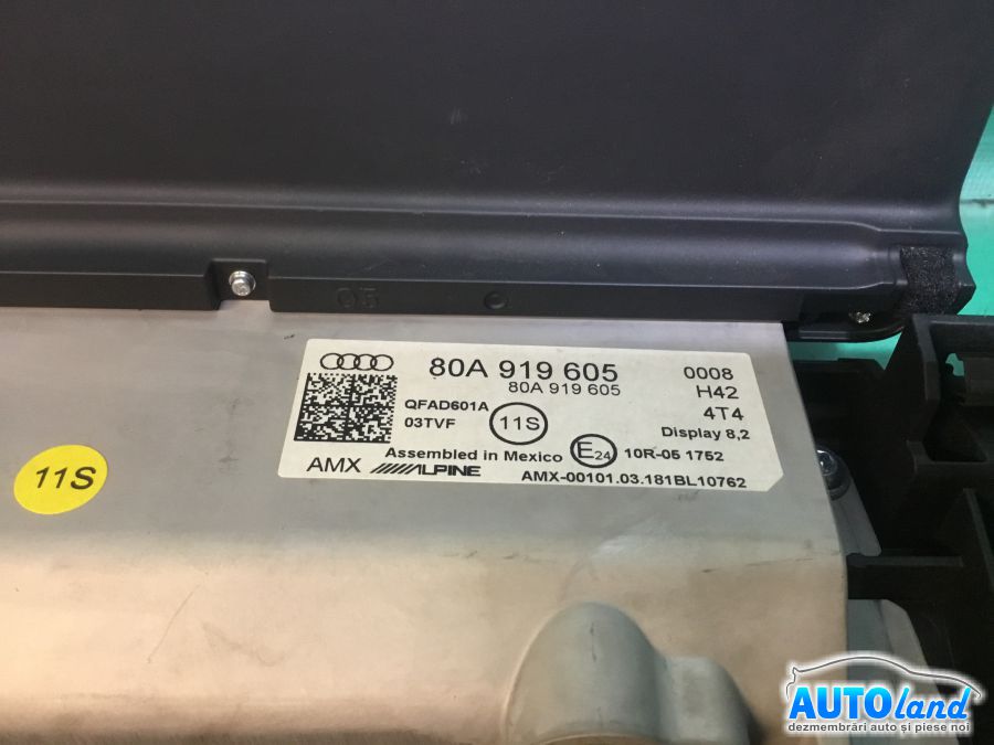 Display AUDI Q5 (8R) 2008-2025 Cod 80A919605