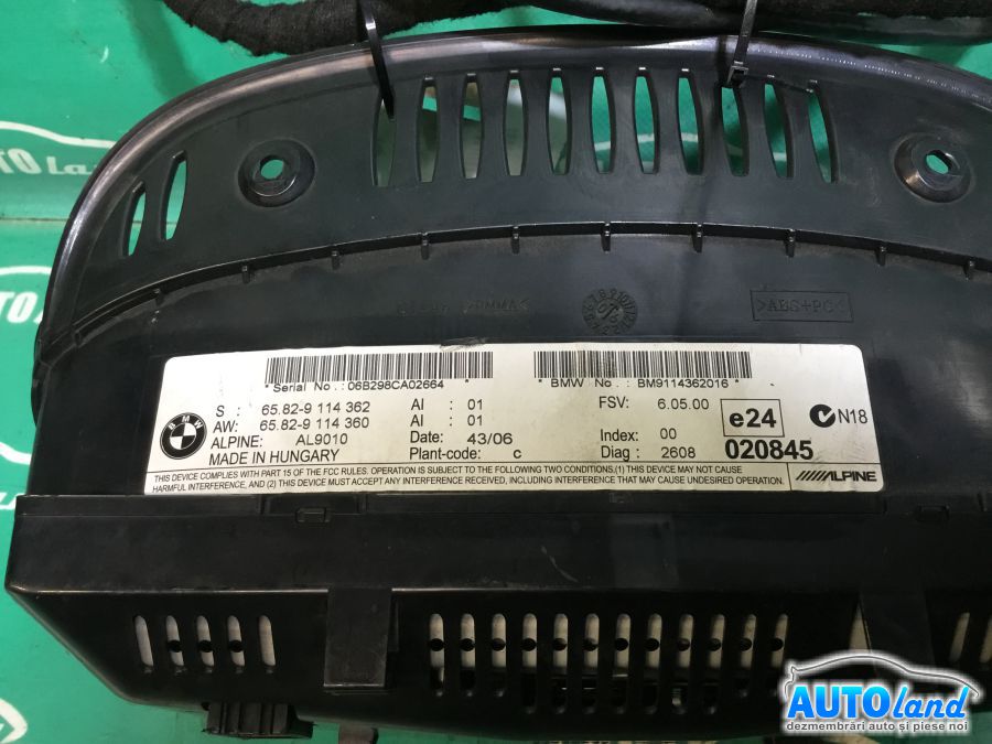 Display BMW 5 (E60) 2003-2025 Cod 9114362