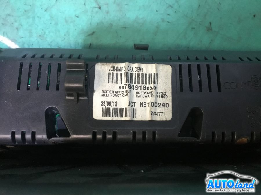 Display CITROEN C5 (RD_) 2008-2025 Cod 9678491880