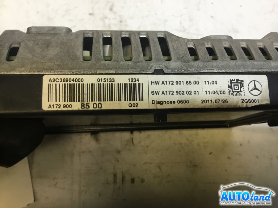 Display MERCEDES-BENZ C-CLASS (W204) 2007-2025 Cod A1729008500