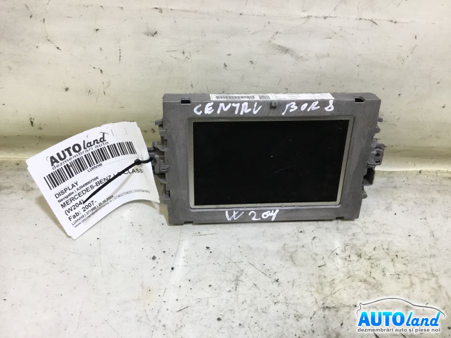 Display MERCEDES-BENZ C-CLASS (W204) 2007-2025 Cod A2049007508