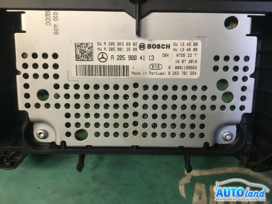 Display MERCEDES-BENZ C-CLASS (W205) 2013-2025 Cod A2059004113