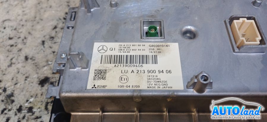 Display MERCEDES-BENZ E-class (W213) 2016-2020 Cod A2139009406