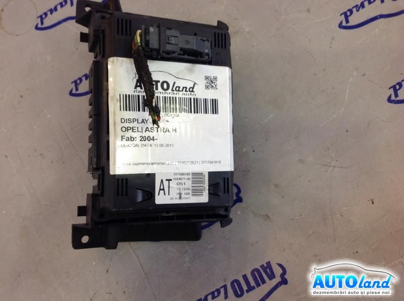 Display OPEL ASTRA H 2004-2025 Cod 317099190