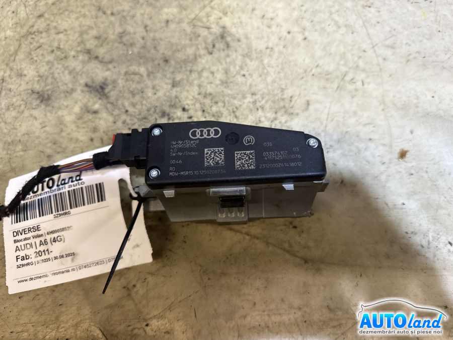 Diverse AUDI A6 (4G) 2011-2025 Cod 4H0905852C