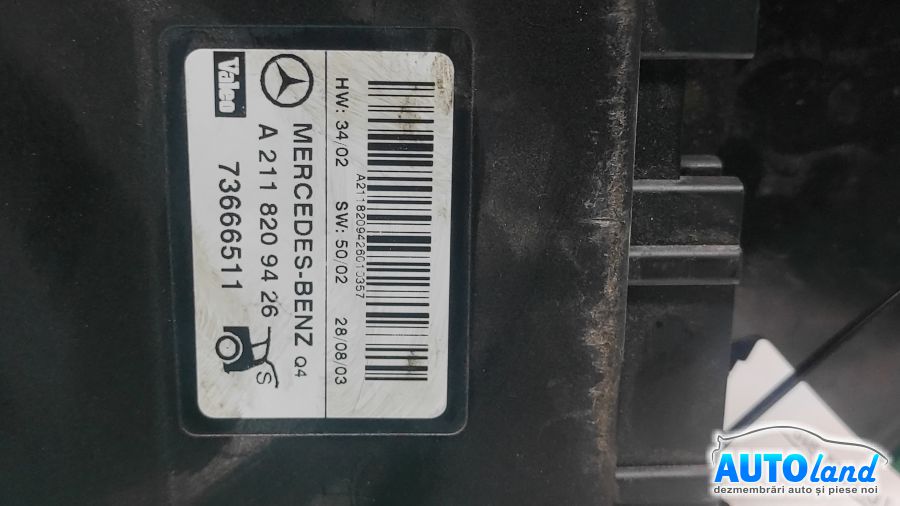 Diverse MERCEDES-BENZ E-CLASS (W211) 2002-2008 Cod 2118000048