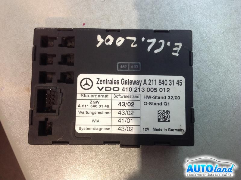 Diverse MERCEDES-BENZ E-CLASS (W211) 2002-2008 Cod A2115403145