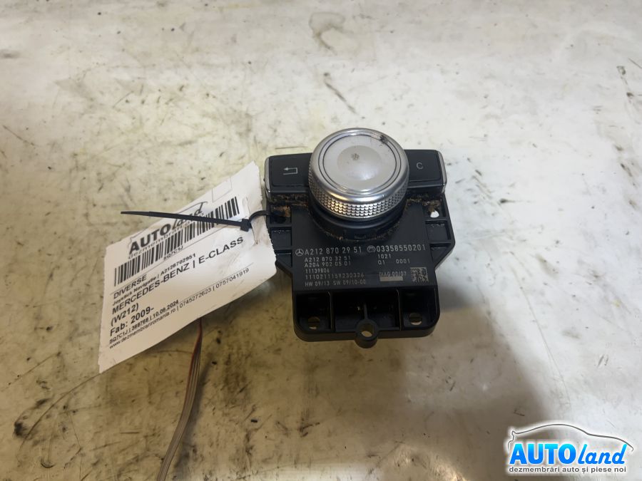 Diverse MERCEDES-BENZ E-CLASS (W212) 2009-2025 Cod A2128702951