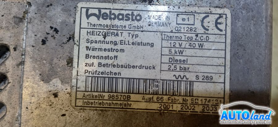 Diverse ROVER 75 Tourer (RJ) 2001-2026 Cod 98570B