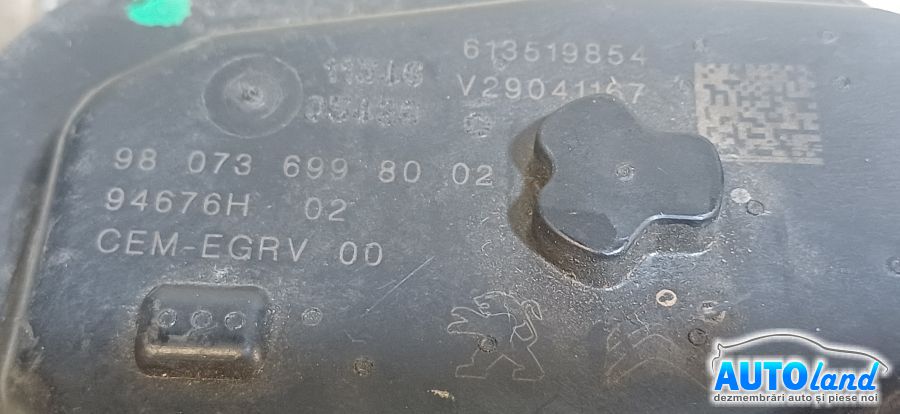EGR PEUGEOT 208 2012-2026 Cod 980736998002