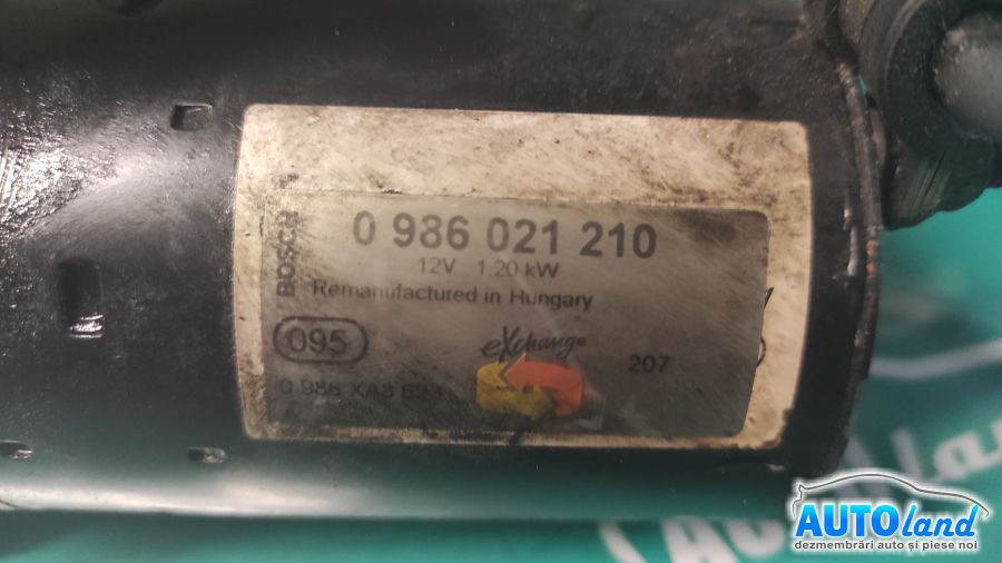 Electromotor AUDI A4 Avant (8E5,B6) 2001-2004 Cod 0986021210
