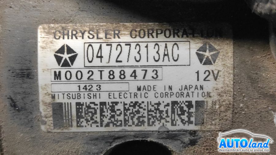 Electromotor CHRYSLER VOYAGER III (RG) 2000-2025 Cod M002T88473