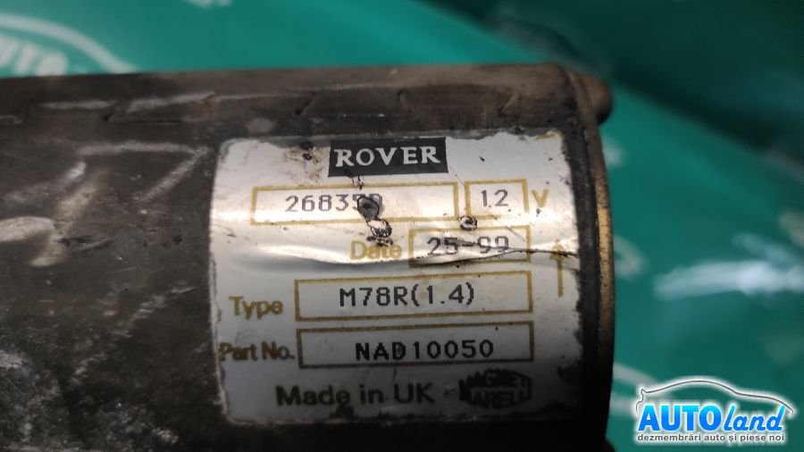 Electromotor MG MGF (RD) 1995-2002 Cod 26835D