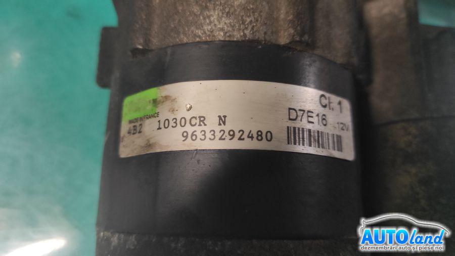 Electromotor PEUGEOT 206 hatchback (2A/C) 1998-2025 Cod 9633292480