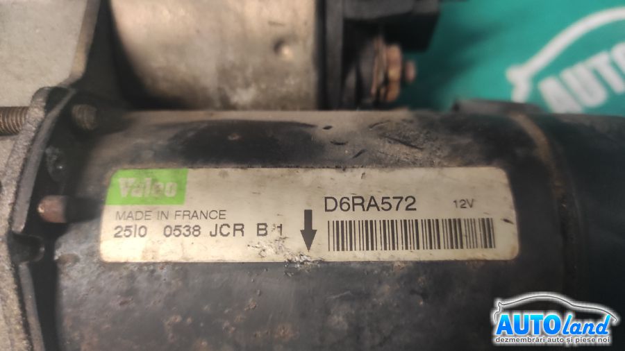 Electromotor PEUGEOT 206 hatchback (2A/C) 1998-2025 Cod D6RA572