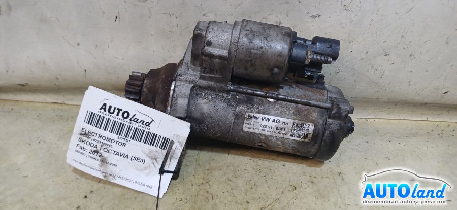 Electromotor SKODA OCTAVIA (5E3) 2012-2025 Cod 02Z911024L