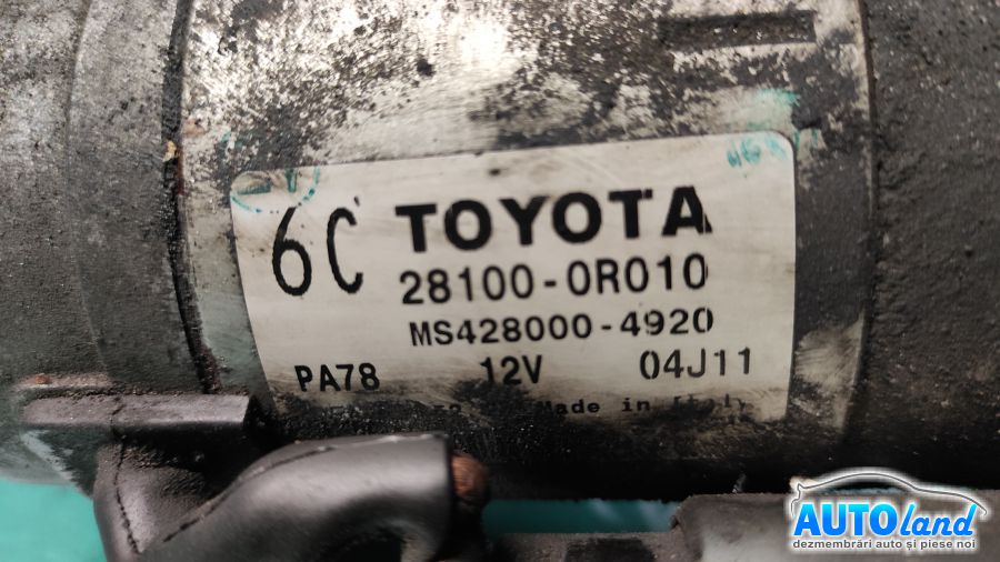 Electromotor TOYOTA VERSO (_AUR2_,_ZGR2_) 2009-2025 Cod 281000R010
