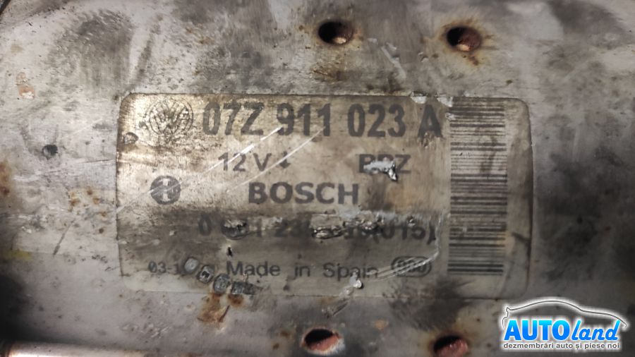 Electromotor VOLKSWAGEN TOUAREG (7LA,7L6,7L7) 2002-2025 Cod 07Z911023A