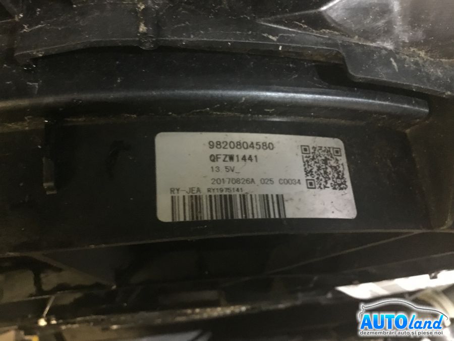 Electroventilator Radiator Racire CITROEN DS5 2011-2025 Cod 9820804580