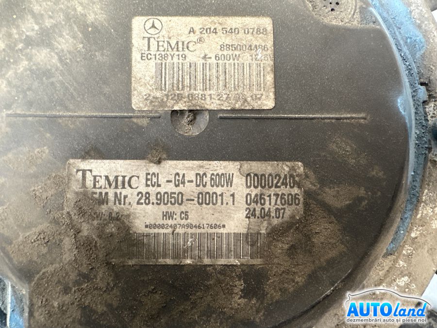 Electroventilator Radiator Racire MERCEDES-BENZ C-CLASS (W204) 2007-2025 Cod A2045400788