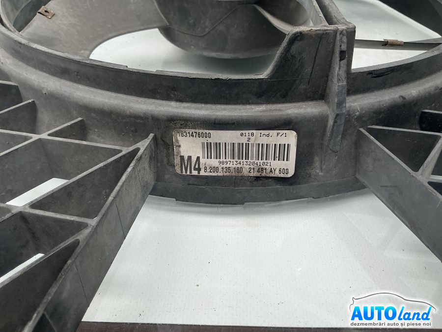 Electroventilator Radiator Racire RENAULT MODUS (F/JP0_) 2004-2025 Cod 8200135160