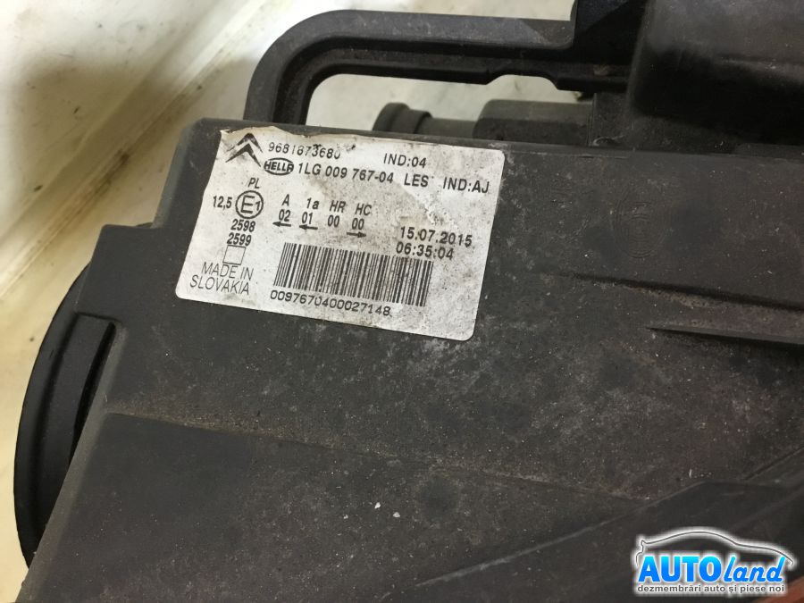 Far Dreapta CITROEN C3 Picasso 2009-2025 Cod 9681873680