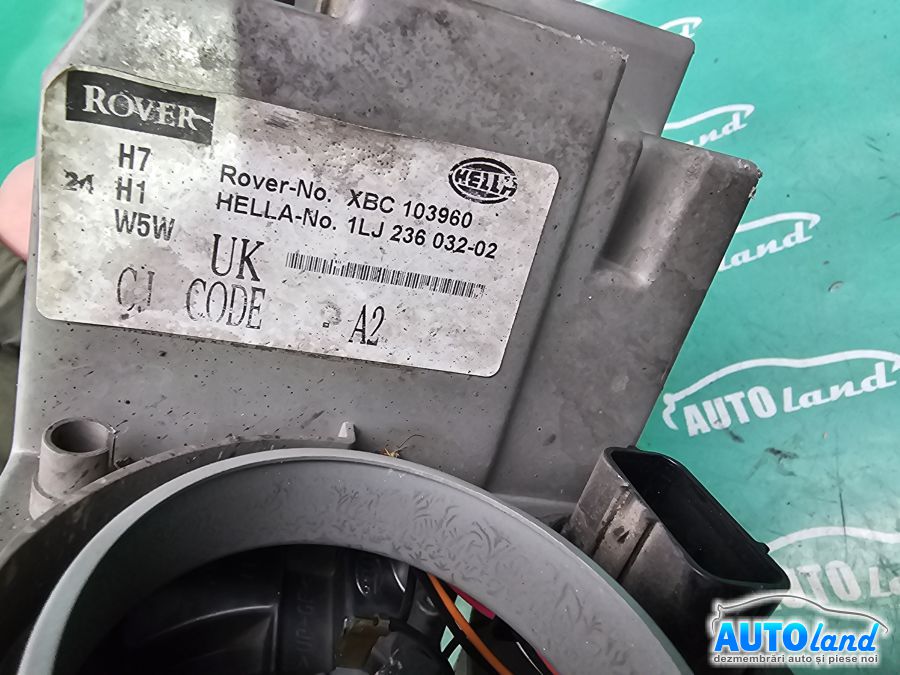 Far Dreapta ROVER 75 (RJ) 1999-2025 Cod XBC103960