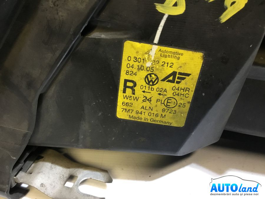 Far Dreapta SEAT ALHAMBRA (7V8,7V9) 1996-2025 Cod 7M7941016M