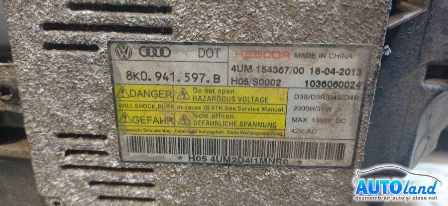 Far Dreapta SKODA OCTAVIA (5E3) 2012-2026 Cod 5E2941018B