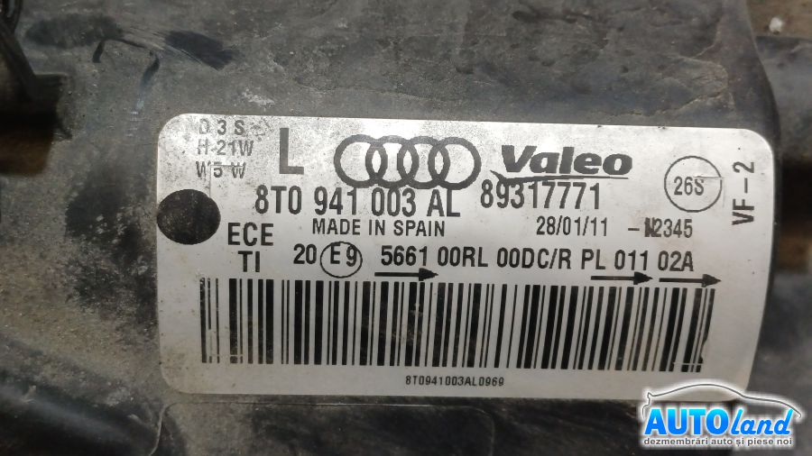 Far Stanga AUDI A5 2007-2025 Cod 8T0941003AL