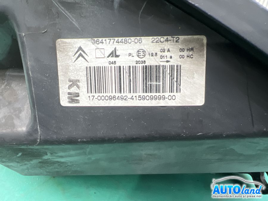 Far Stanga CITROEN C3 Pluriel (HB_) 2003-2025 Cod 9641774480