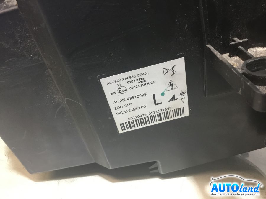 Far Stanga CITROEN DS7 Croosback 2017-2025