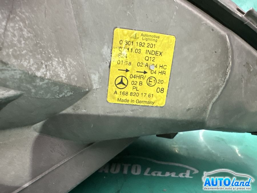 Far Stanga MERCEDES-BENZ A-CLASS (W168) 1997-2004 Cod A1688201761