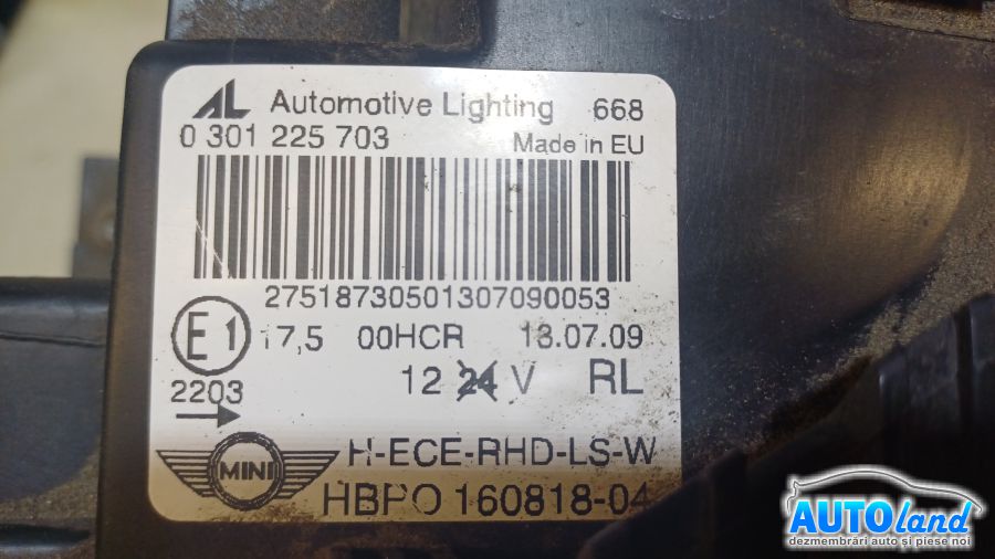 Far Stanga MINI HATCH (R56) 2006-2014 Cod 16081804