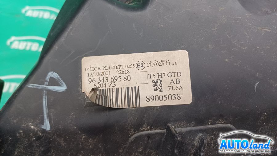 Far Stanga PEUGEOT 307 (3A/C) 2000-2025