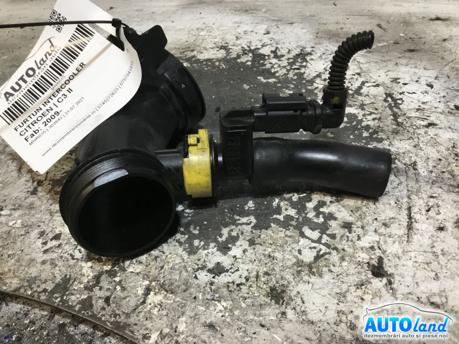 Furtun Intercooler Turbo CITROEN C3 II 2009-2025 Cod 9684362180