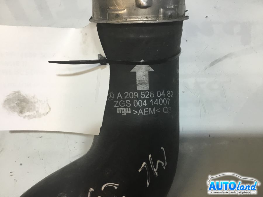 Furtun Intercooler Turbo MERCEDES-BENZ M-CLASS (W163) 1998-2005