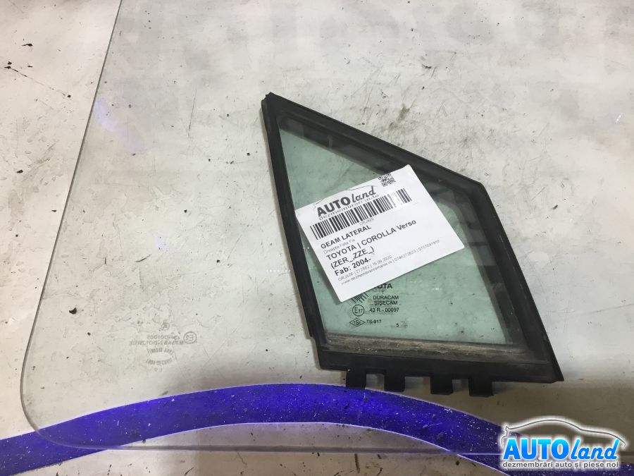 Geam Lateral TOYOTA COROLLA Verso (ZER_,ZZE_) 2004-2025