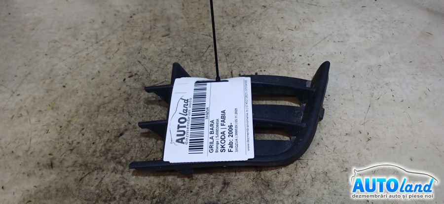 Grila Bara SKODA FABIA 2006-2025 Cod 5J0853665A