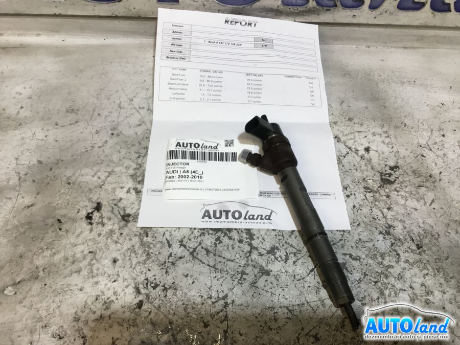 Injector AUDI A8 (4E_) 2002-2010 Cod 0445110158