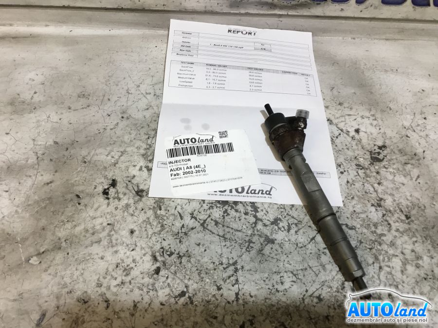 Injector AUDI A8 (4E_) 2002-2010 Cod 0445110158