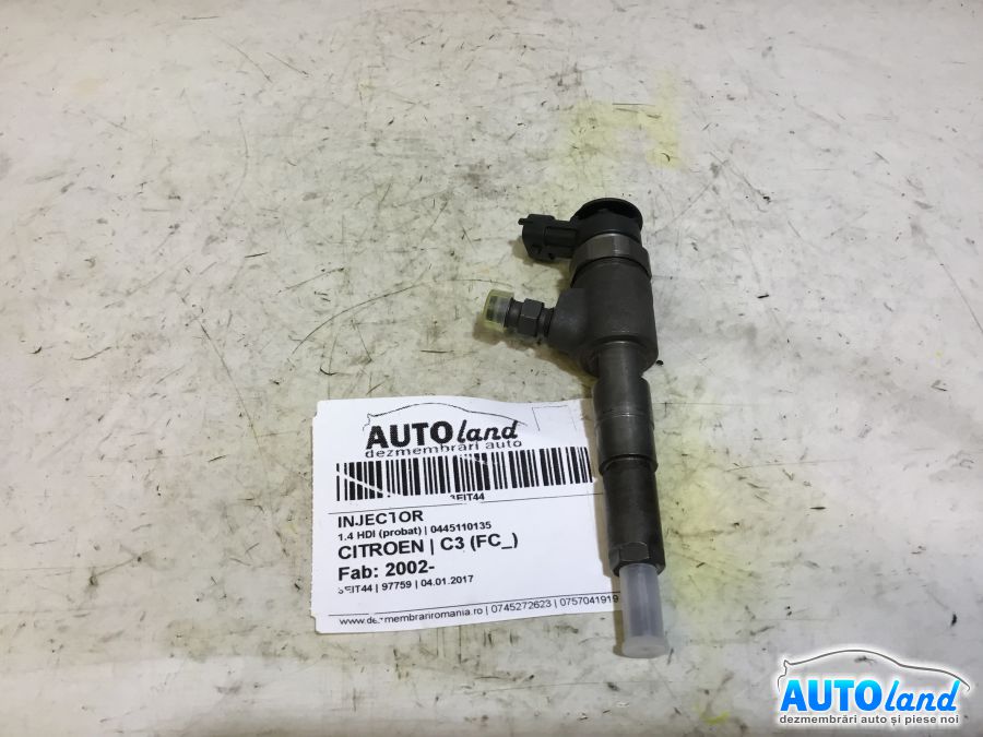 Injector CITROEN C3 (FC_) 2002-2025 Cod 0445110135