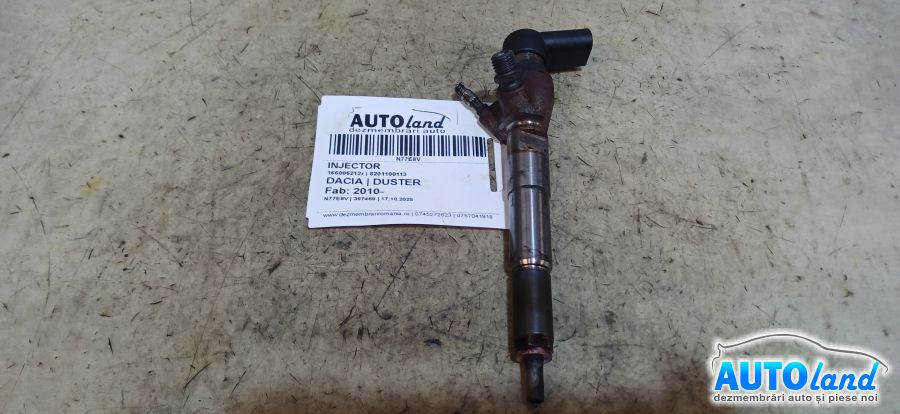 Injector DACIA DUSTER 2010-2025 Cod 8201100113