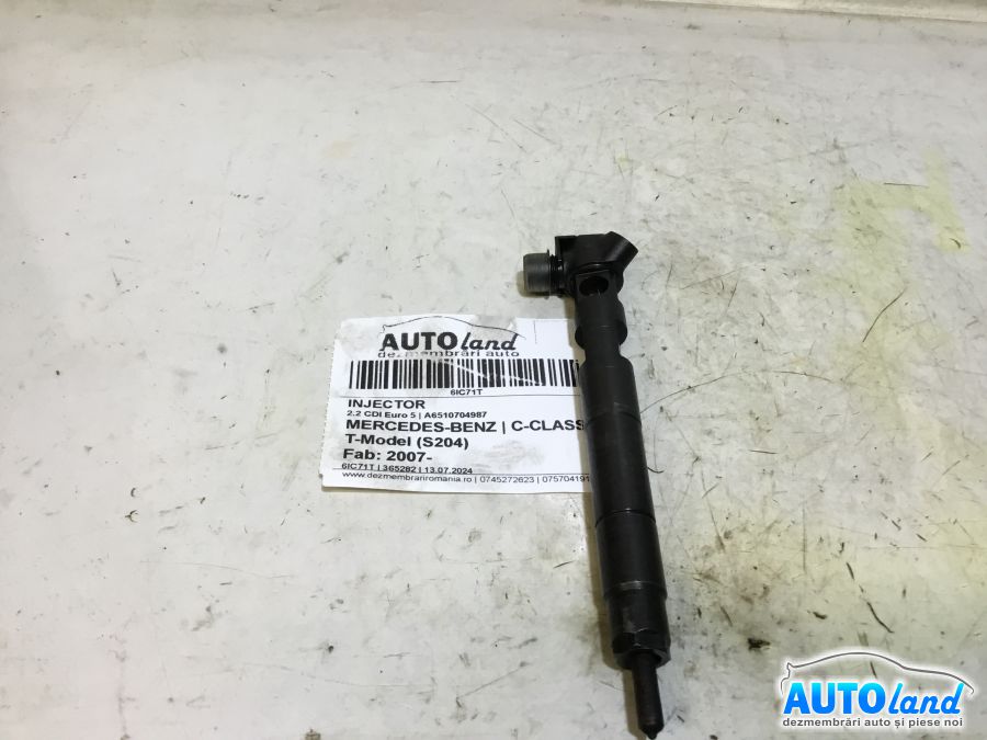 Injector MERCEDES-BENZ C-CLASS T-Model (S204) 2007-2025 Cod A6510704987